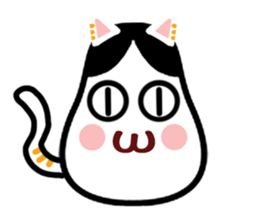 Big brush character Twisted Okame chan sticker #10558223