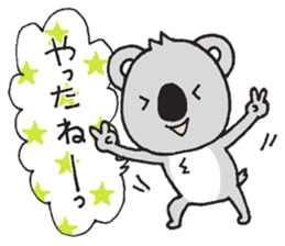 Talkative koala sticker #10558428