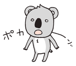 Talkative koala sticker #10558433