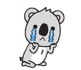 Talkative koala sticker #10558439