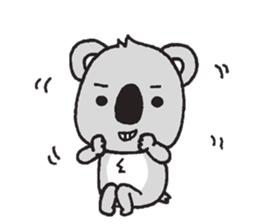 Talkative koala sticker #10558444