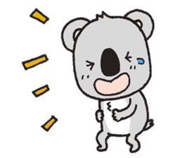 Talkative koala sticker #10558446