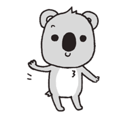 Talkative koala sticker #10558447