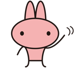 amahama rabbit sticker #10558656