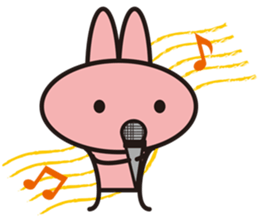 amahama rabbit sticker #10558658