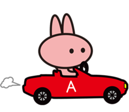 amahama rabbit sticker #10558659