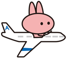 amahama rabbit sticker #10558661