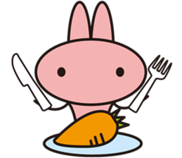 amahama rabbit sticker #10558672