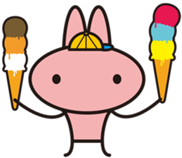 amahama rabbit sticker #10558673