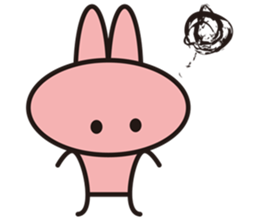 amahama rabbit sticker #10558677