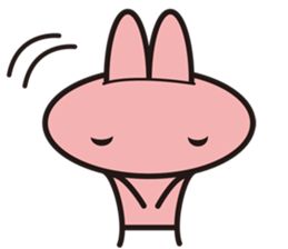 amahama rabbit sticker #10558678