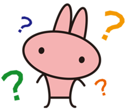 amahama rabbit sticker #10558680