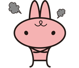amahama rabbit sticker #10558682