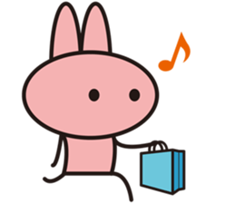 amahama rabbit sticker #10558683