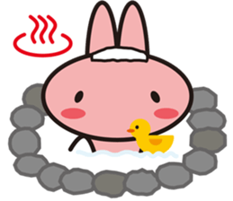 amahama rabbit sticker #10558688