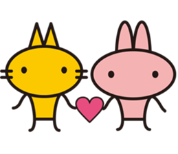 amahama rabbit sticker #10558690