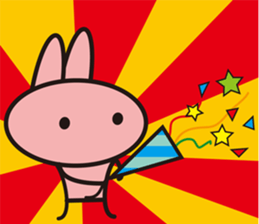 amahama rabbit sticker #10558691