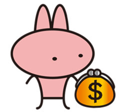 amahama rabbit sticker #10558692