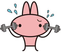 amahama rabbit sticker #10558693