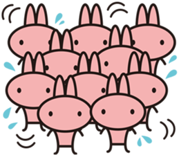 amahama rabbit sticker #10558695