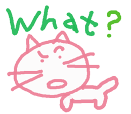 Graffiti Kitten English ver. sticker #10558740