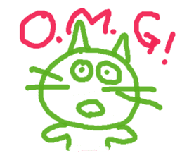 Graffiti Kitten English ver. sticker #10558743