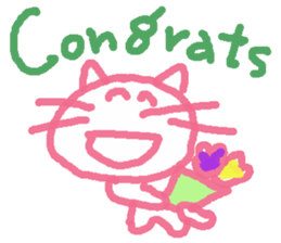 Graffiti Kitten English ver. sticker #10558744