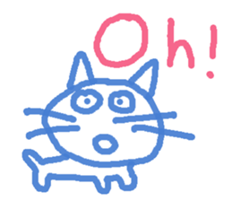 Graffiti Kitten English ver. sticker #10558746