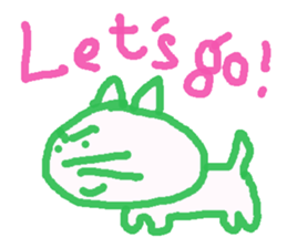 Graffiti Kitten English ver. sticker #10558750