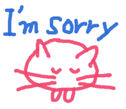 Graffiti Kitten English ver. sticker #10558753