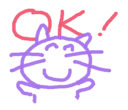 Graffiti Kitten English ver. sticker #10558754