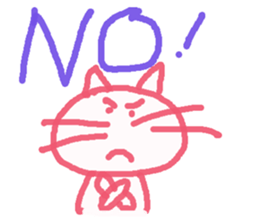 Graffiti Kitten English ver. sticker #10558755