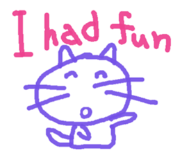 Graffiti Kitten English ver. sticker #10558756