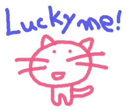 Graffiti Kitten English ver. sticker #10558757