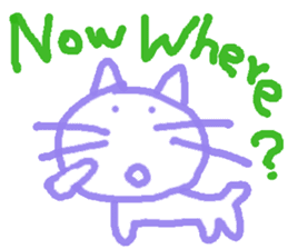 Graffiti Kitten English ver. sticker #10558759