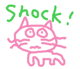 Graffiti Kitten English ver. sticker #10558761