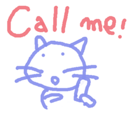 Graffiti Kitten English ver. sticker #10558764