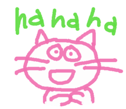 Graffiti Kitten English ver. sticker #10558765