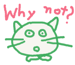 Graffiti Kitten English ver. sticker #10558773