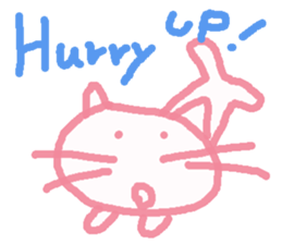 Graffiti Kitten English ver. sticker #10558774