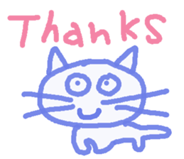 Graffiti Kitten English ver. sticker #10558775