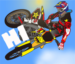love motocross! love bike! love race!2 sticker #10558782
