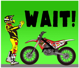 love motocross! love bike! love race!2 sticker #10558791