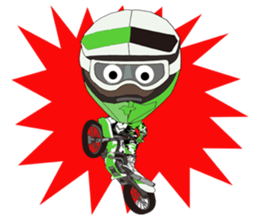 love motocross! love bike! love race!2 sticker #10558801