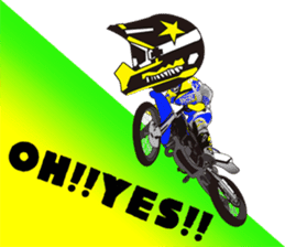 love motocross! love bike! love race!2 sticker #10558809