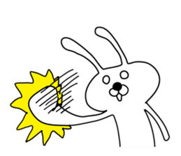 Indecision rabbit 5 sticker #10558900