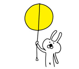 Indecision rabbit 5 sticker #10558908