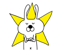 Indecision rabbit 5 sticker #10558919