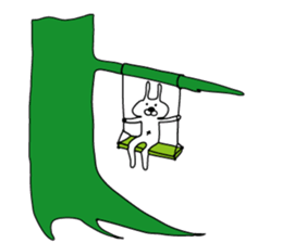 Indecision rabbit 5 sticker #10558927