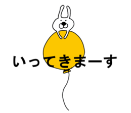 Indecision rabbit 5 sticker #10558931